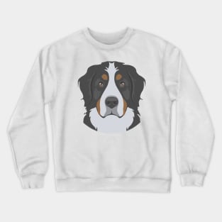 Bernese Mountain Dog Face Crewneck Sweatshirt